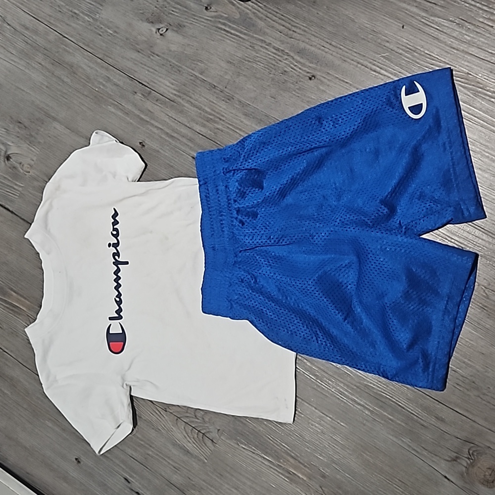 🧡 Champion | 2 Piece Boys Short & Tee Set | Size 5